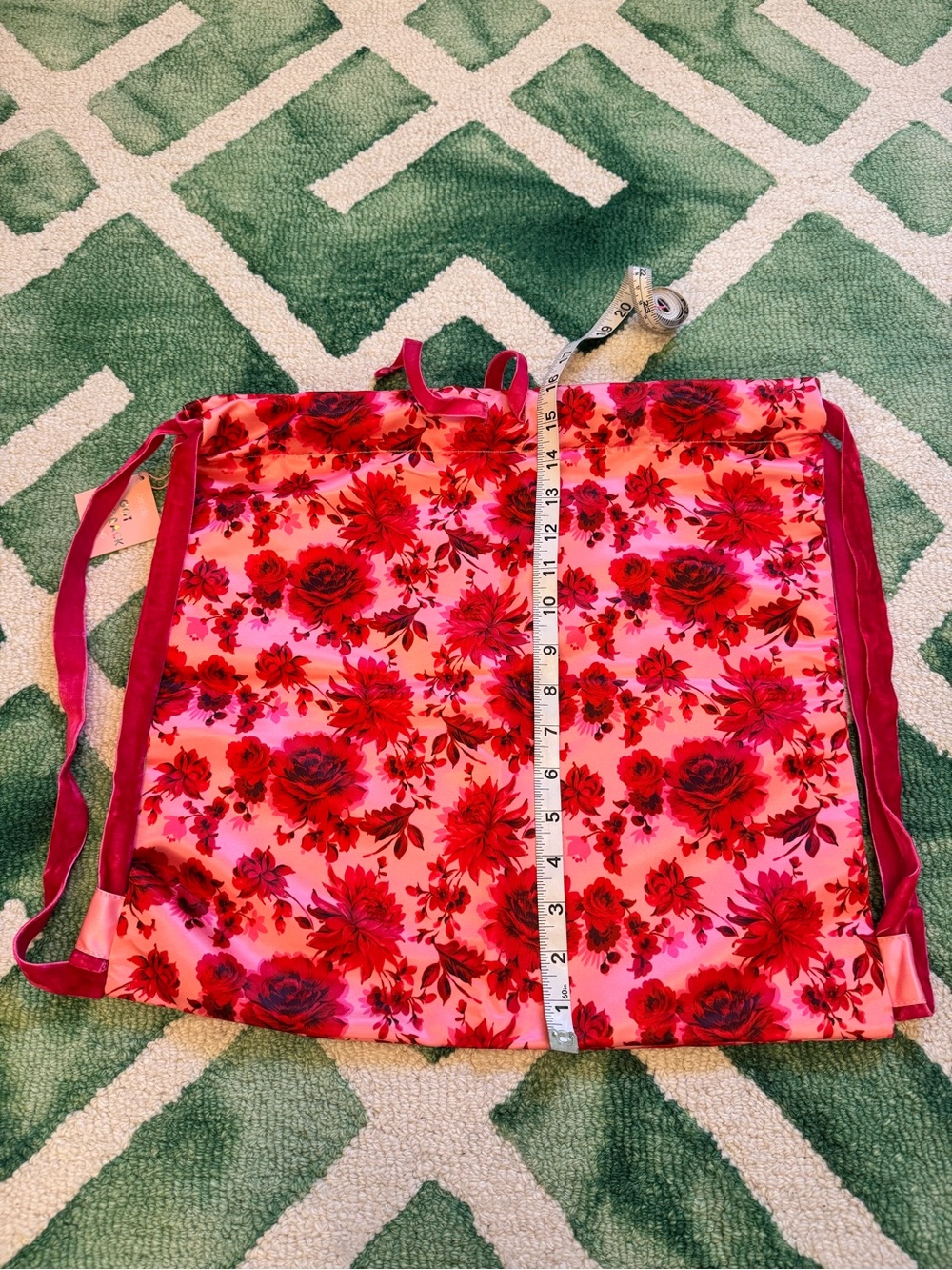 NWT Bando satin drawstring backpack - Picture 4 of 10